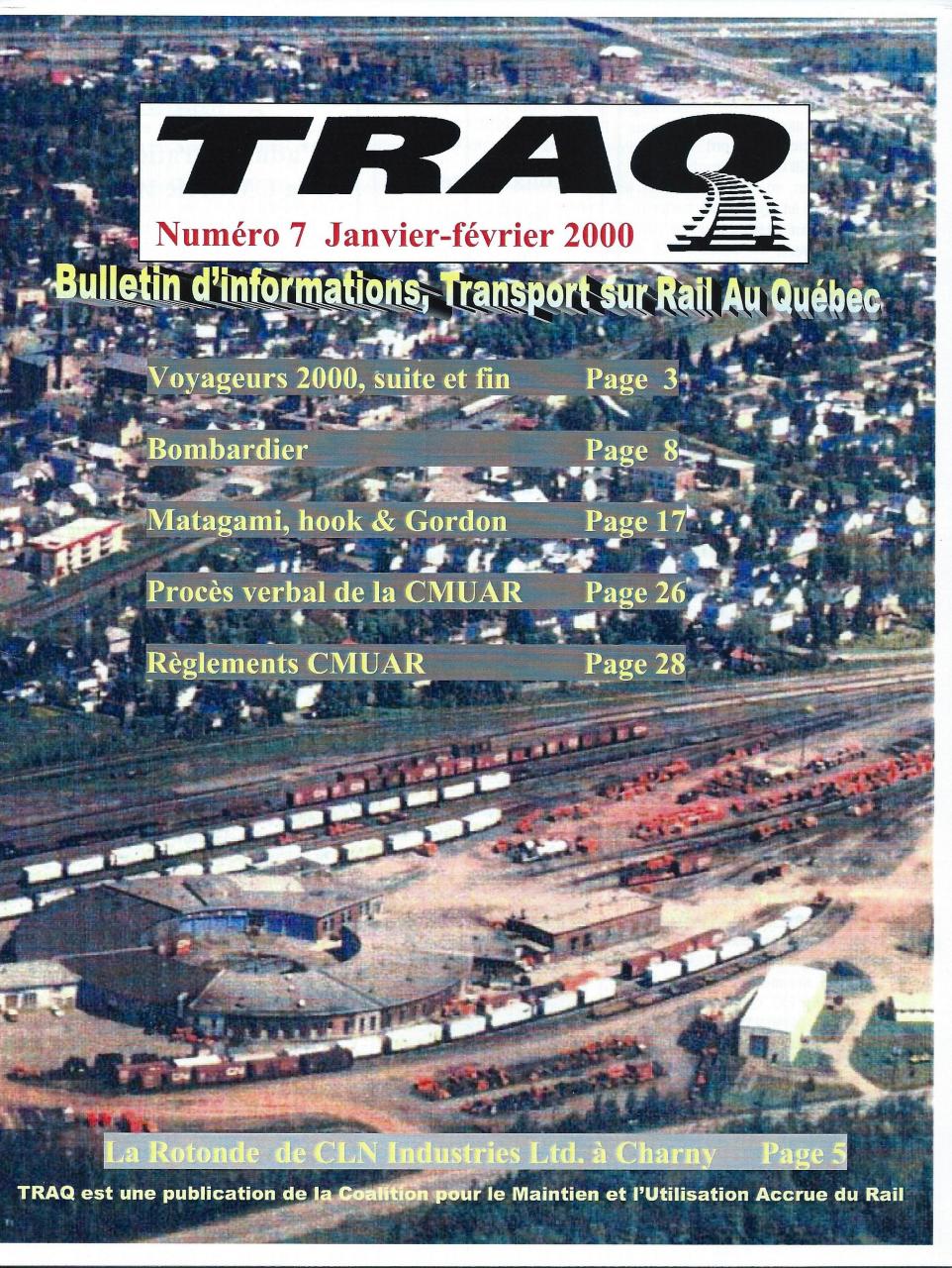 Rail Québec #007 janvier / février 2000