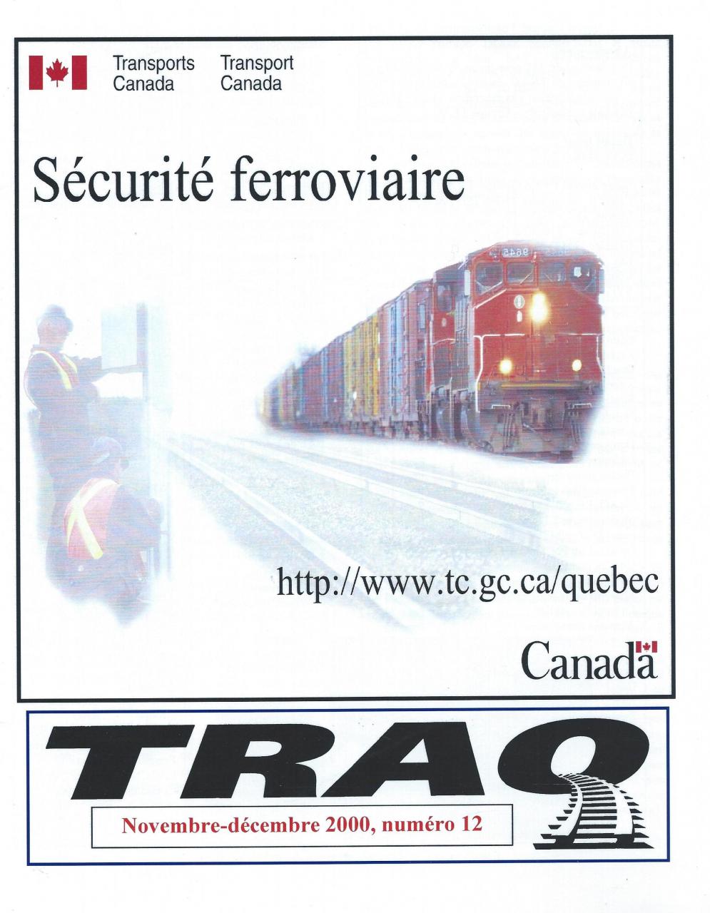 Rail Québec #012 novembre / décembre 2000