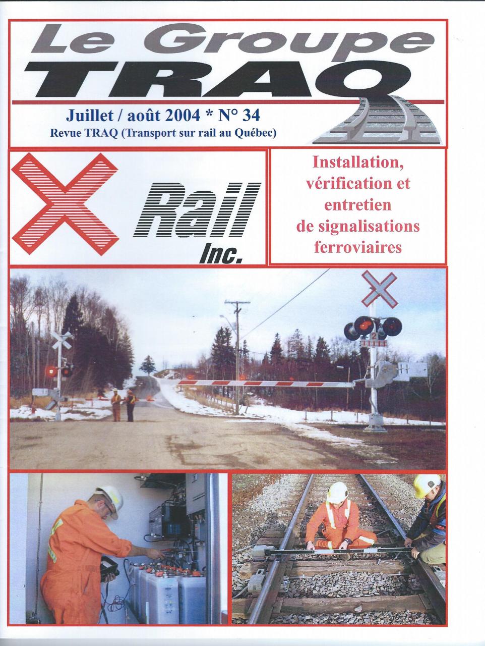 Rail Québec #034 juillet / août 2004