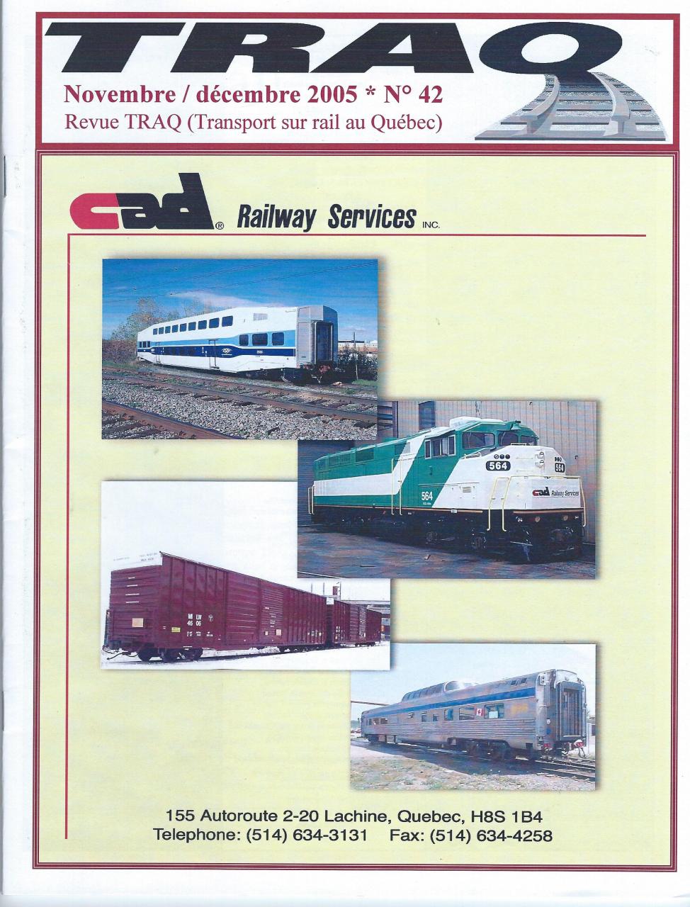 Rail Québec #041 novembre / décembre 2005