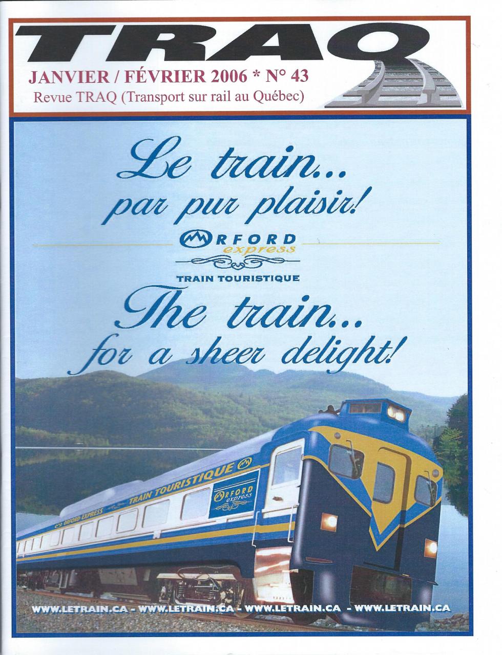 Rail Québec #043 - Janvier / Février - 2006