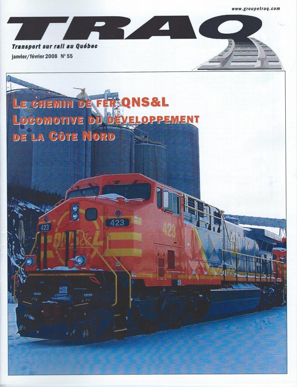Rail Québec #055 Janvier / Février 2008