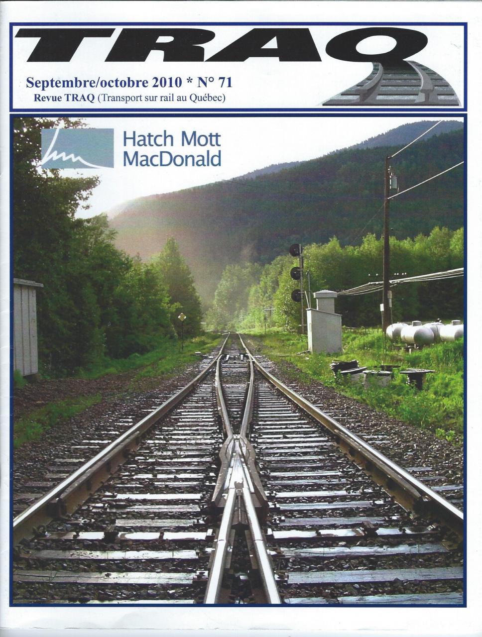 Rail Québec #071 - Septembre / Octobre - 2010