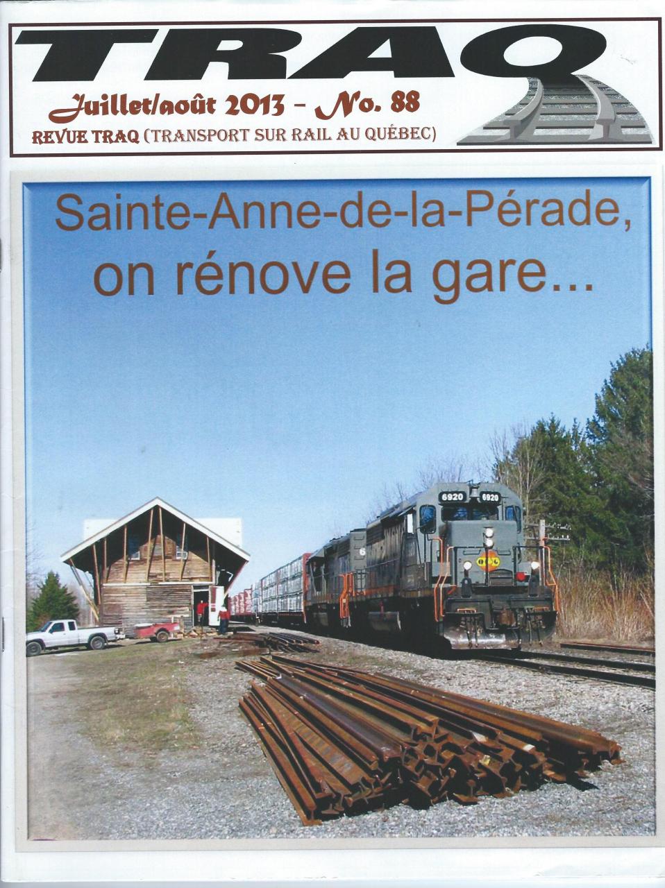 Rail Québec #088 - Juillet / Août - 2013